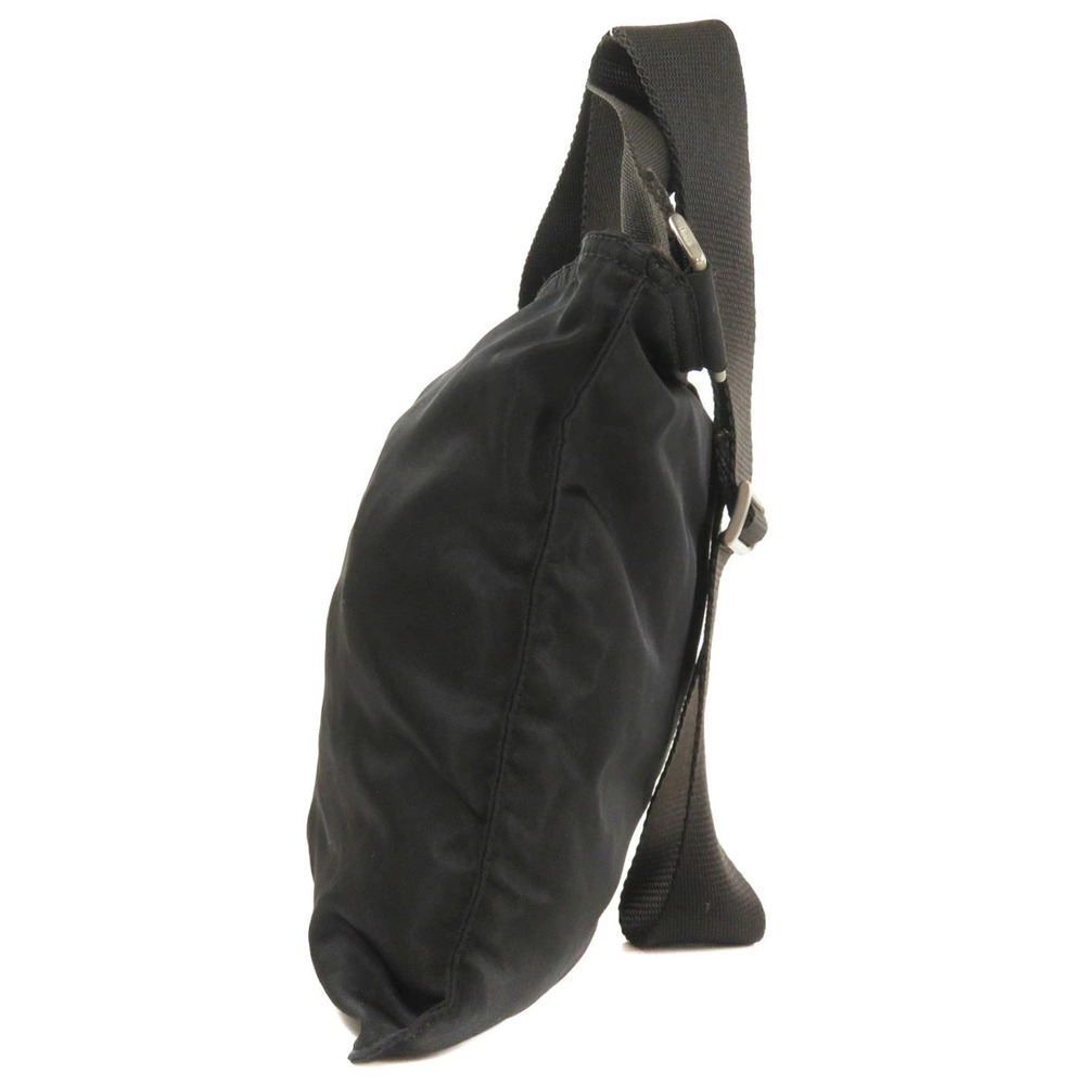 Prada bag Shoulder Black plate Crossbody logo - Picture 3 of 11